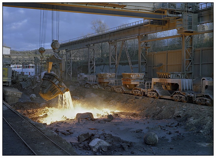 TRINECKE ZELEZARNY,TRINEC, Schlackenplatz, Slag Dumping.